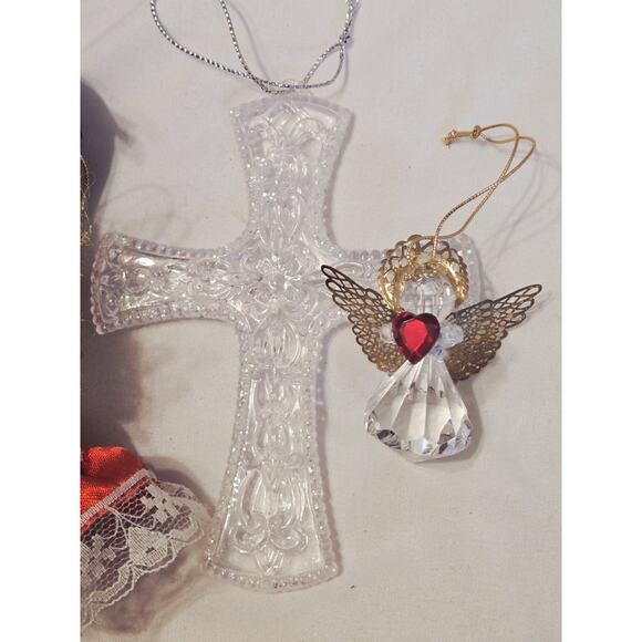 LOT OF 7 STYLE CHRISTMAS Ornaments Decor Antique dolls cross - Picture 2 of 6